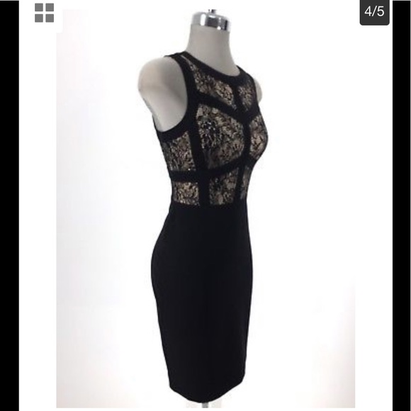 Laundry by Shelli Segal Sequins Caged,Black/NWT - Picture 4 of 5